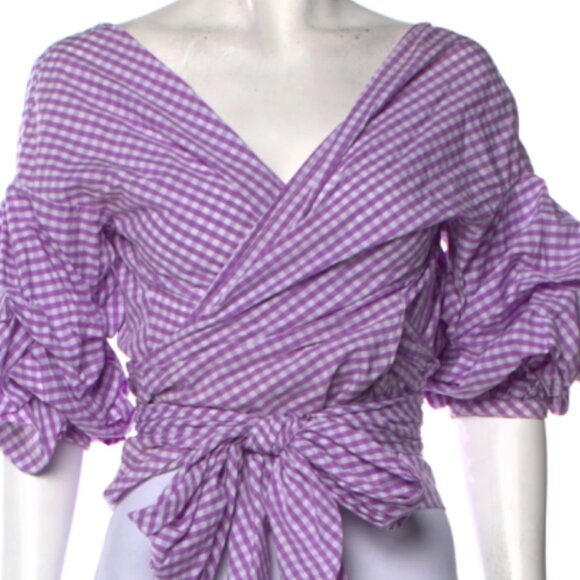 Wrap Top Blouse - Picture 1 of 4